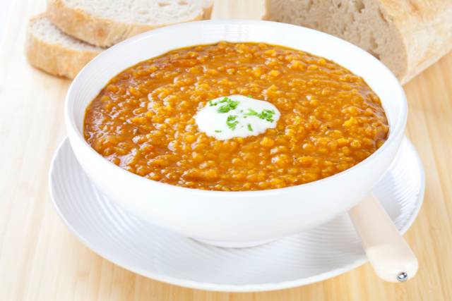 Orientalische Linsensuppe