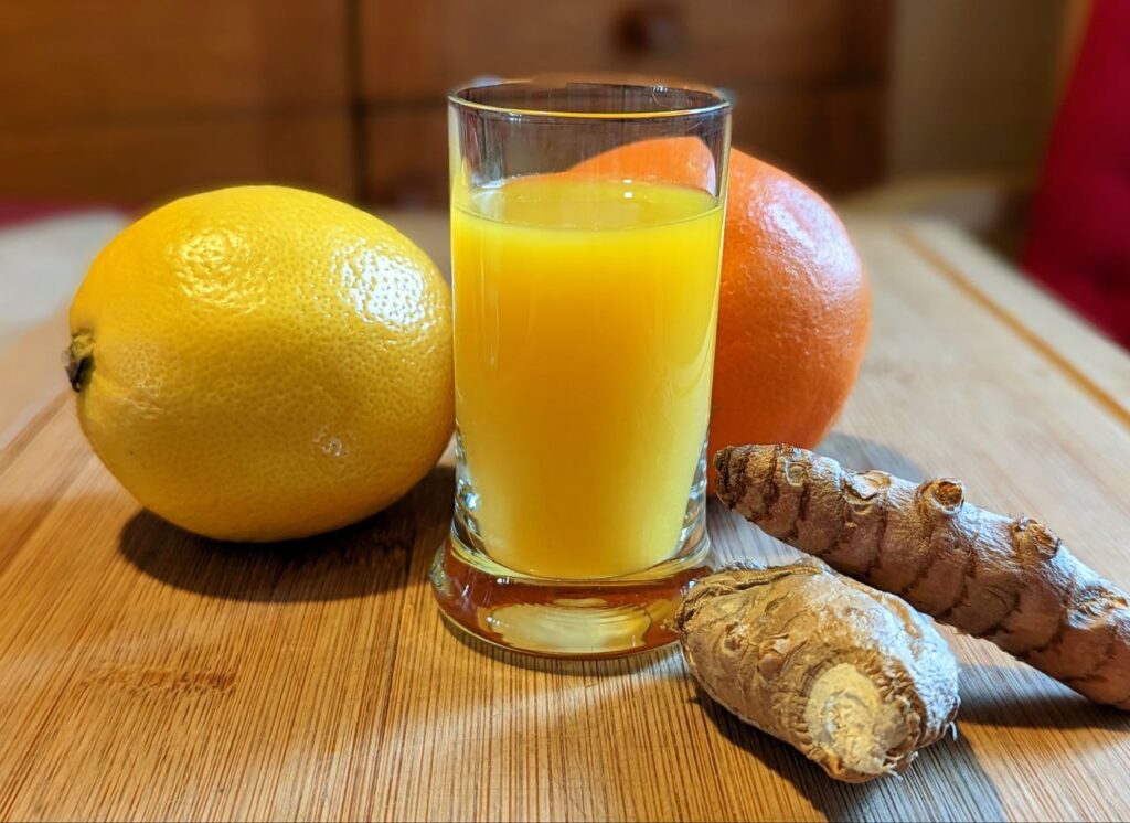 Ingwer Kurkuma Shot