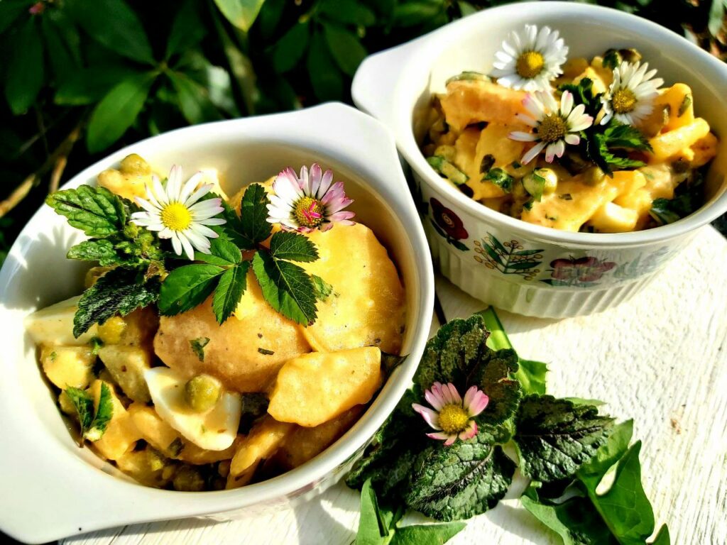 Wildkräuter Kartoffelsalat